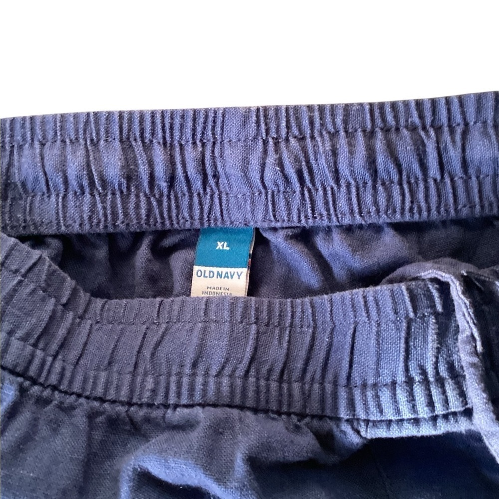 Old Navy Navy Blue Elastic Waist Pants size (xl) - Picture 2 of 3
